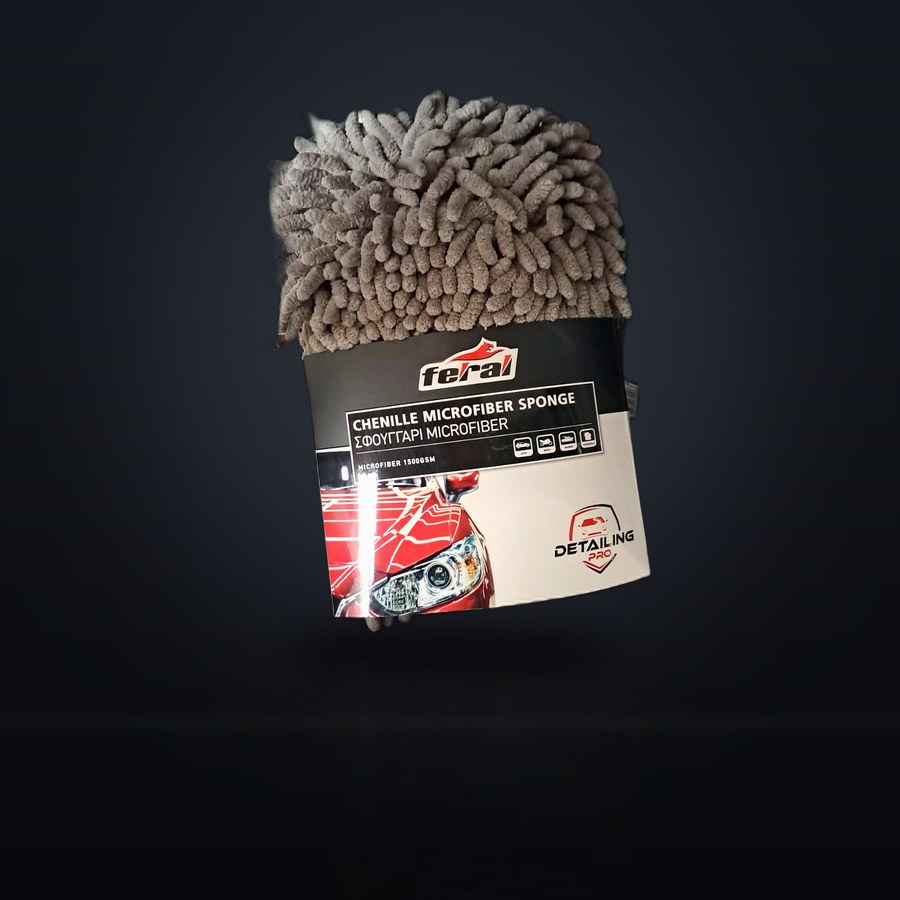 FERAL Chenille microfiber mitt 2in1