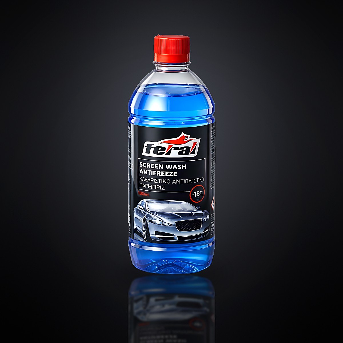 Feral Screen Wash Antifreeze -18°C 1L