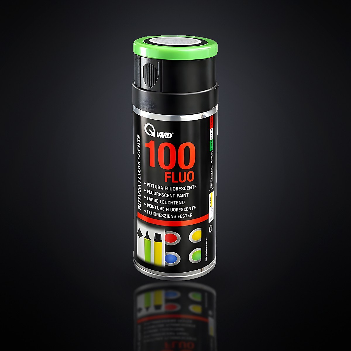 VMD 100 FLUO zeleni sprej