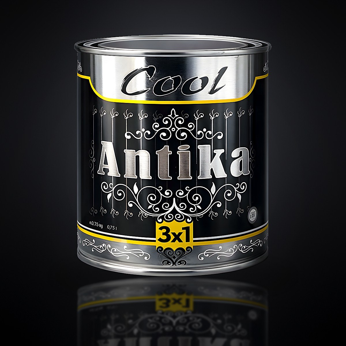 Cool antika 3x1 crna 0,75l