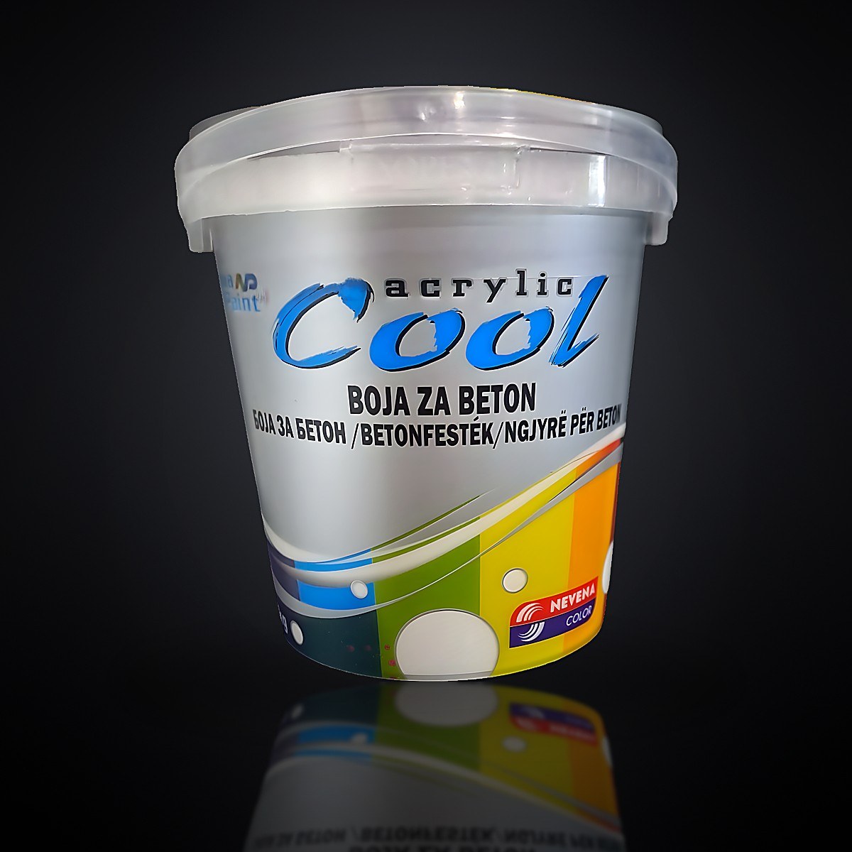 Cool boja za beton bijela 01, 1 kg